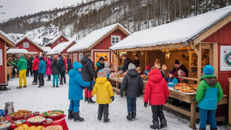 vinterfestival, barn, Norge, Akershus, kulturell begivenhet, tradisjoner, lokal mat, samfunn, aktiviteter