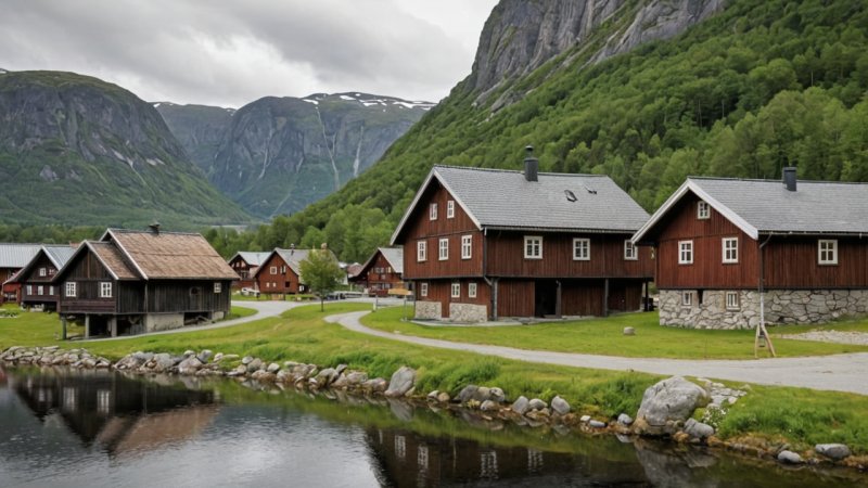 Hallingdal, tradisjonelle bygninger, arkitektur, kulturarv, Norge