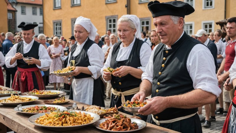 Akershus tradisjonell matfestival, kulturelle arrangementer i Norge, lokal mat, fellesskapsarrangementer, matarv