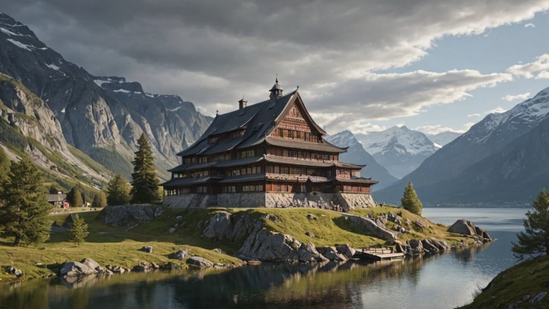 norsk arkitektur, litteratur, symbolikk, kulturell representasjon, historisk arkitektur, moderne arkitektur