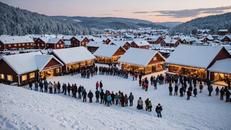Kongsberg, vinterfestival, kulturelle arrangementer, tradisjonell mat, utendørsaktiviteter