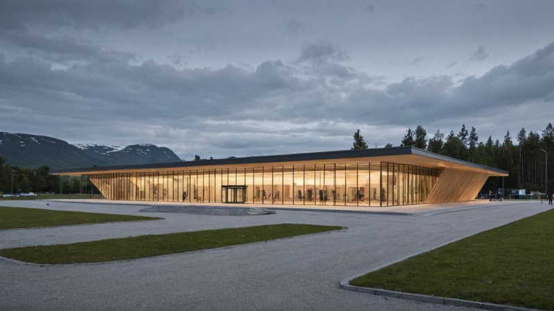 norske idrettsanlegg, arkitektur, samfunnseffekter, design, historie