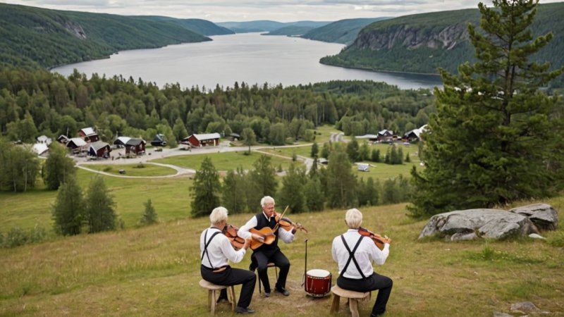 Buskerud, folkemusikk, monumenter, kulturarv, festivaler, tradisjonelle instrumenter