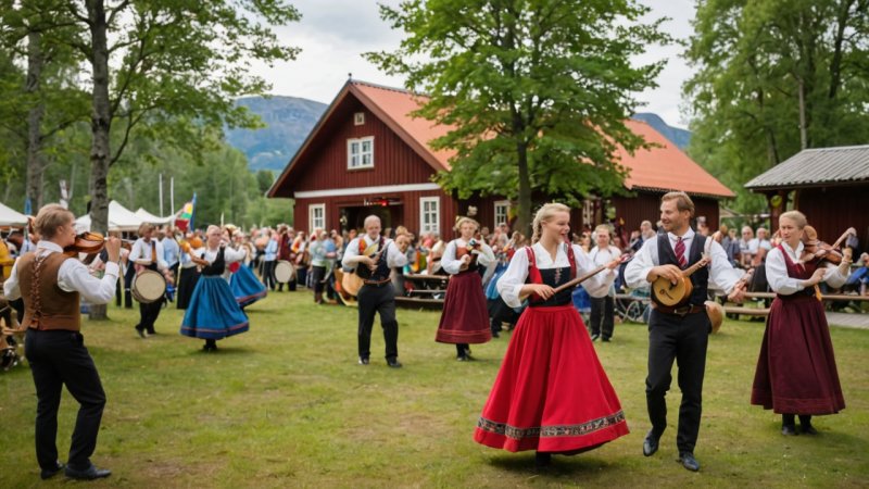 norsk folkemusikkfestival, kulturelle tradisjoner, tradisjonell mat, workshops, musikkopplevelser