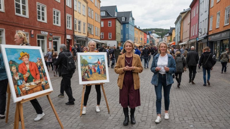 Halden kunstfestival, tradisjonell kunst, moderne kunst, kulturell innvirkning, samfunnsarrangementer